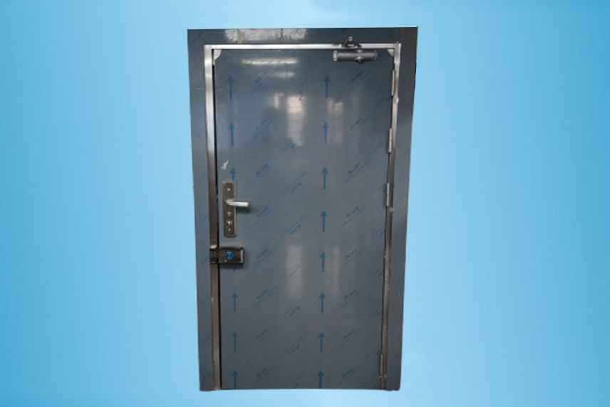 保密門生產(chǎn)廠家,4級雙開防盜門,危化品倉庫訂購安裝乙級防盜門實例